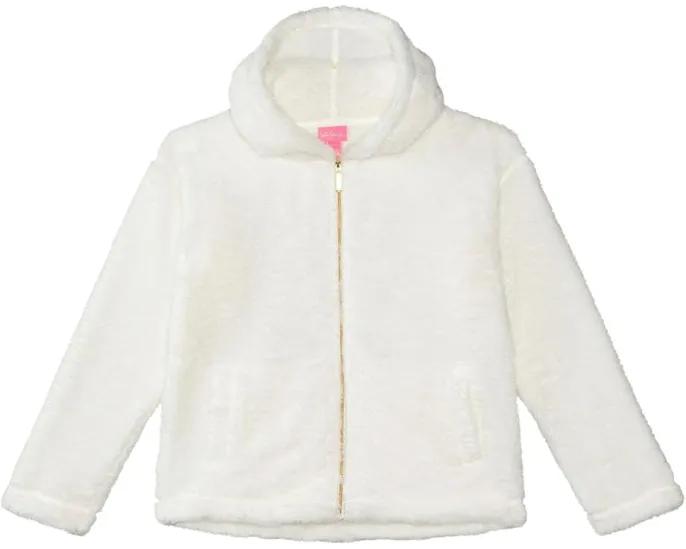 Худи Lilly Pulitzer Eastley из искусственного меха для детей на молнии