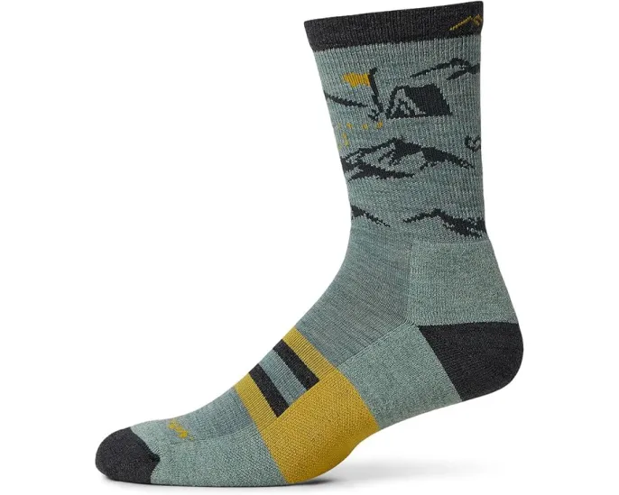 Носки Darn Tough Vermont Hike Hike Hut Micro Crew с амортизацией из смесовой шерсти