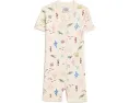 Детский слип HannaJams Print Shortie Sleeper на молнии из органического хлопка