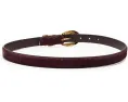 Ремень Madewell с тремя металлическими шлевками из кожи теленка