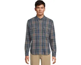 L.L.Bean Рубашка 1913 Field Flannel в клетку с карманами и слегка приталенным кроем