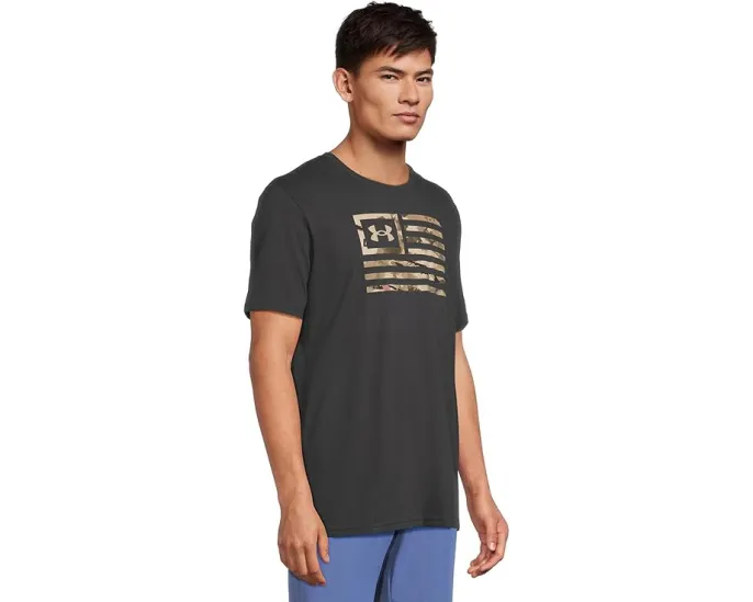 Under Armour Freedom Flag Printed T-Shirt с принтом флага