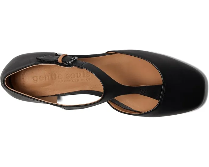 Балетки Gentle Souls Wyatt с ремешком и квадратным носком из премиальной кожи