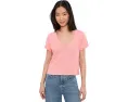 Укороченный топ Take 2 с V-образным вырезом для многослойности Free People We The Free