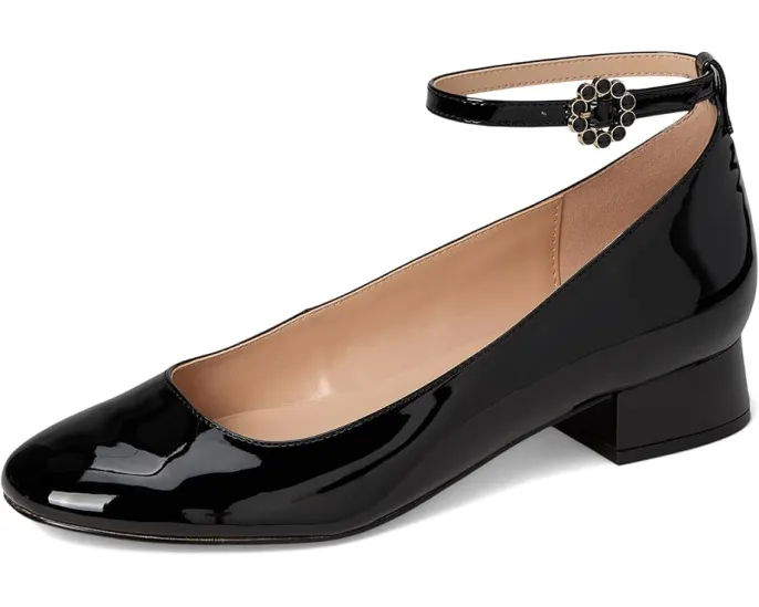 Туфли-лодочки Bandolino Lexy с пряжкой в цветочном стиле и миндалевидным носком