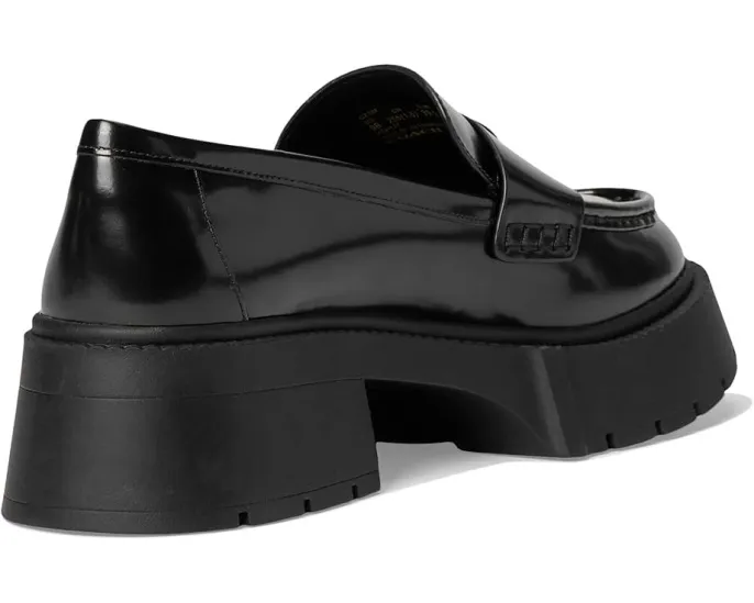 Лоферы Leah на платформе от COACH из гладкой кожи с амортизирующей стелькой