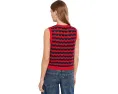 Жилет Isla Striped Button Front Vest от 525 america с контрастными полосками