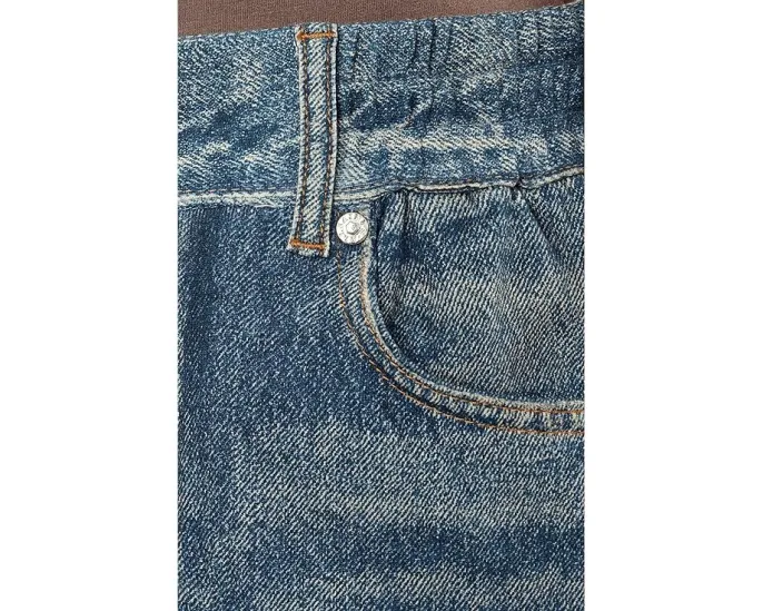 Шорты AllSaints Asher Terry из махровой ткани синие