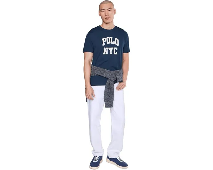 Футболка Polo Ralph Lauren Classic Fit Jersey Graphic с винтажным принтом