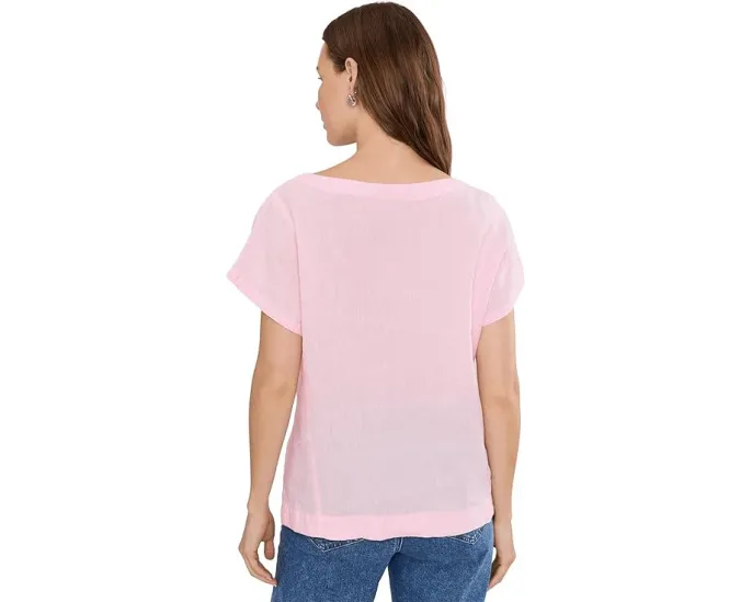 Льняная рубашка L.L.Bean Premium Washable Linen Short Sleeve с коротким рукавом