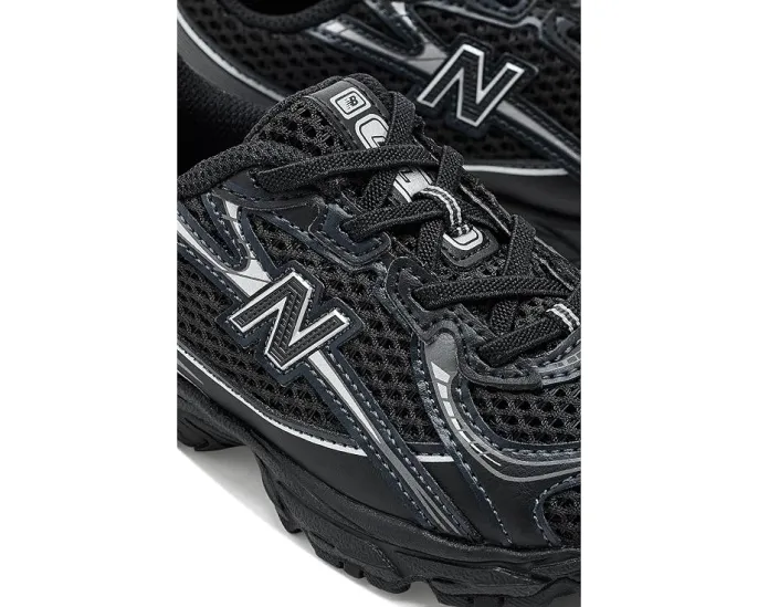 New Balance детские кроссовки 740 Bungee Lace черные
