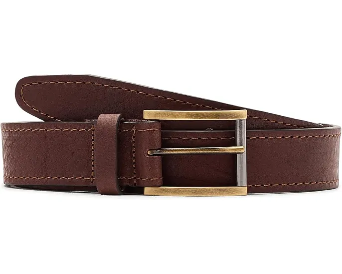Кожаный ремень Bardon от Johnston & Murphy с двухтонной пряжкой