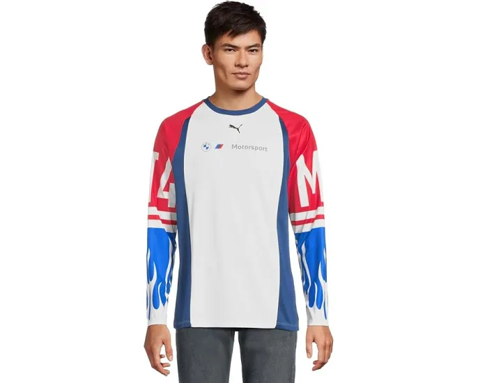 PUMA Футболка BMW M Motorsport Lifestyle с принтом и свободным кроем