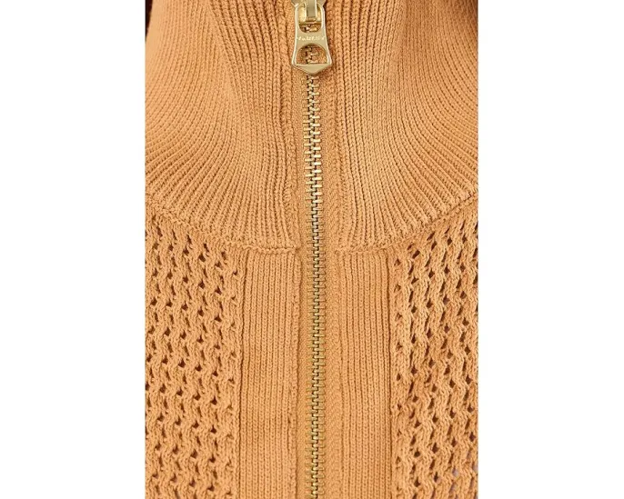 Свитер Varley Ina Zip Through Knit с застежкой молнией