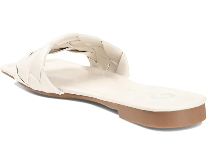 Сандалии Journee Collection Cassay с квадратным носком и низким каблуком