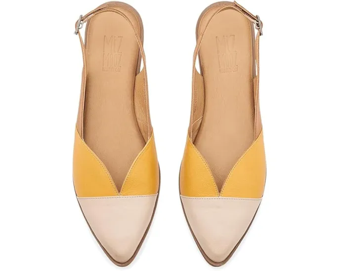 Туфли Miz Mooz Florie Sling Back Flats с заостренным носком и регулируемой пряжкой