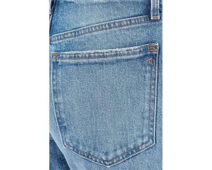 Джинсы Madewell Longline Straight с удлиненным прямым кроем в цвете Pickett Wash