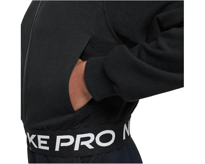 Детская худи Nike Pro Fleece Dri-FIT Full-Zip с технологией отвода влаги