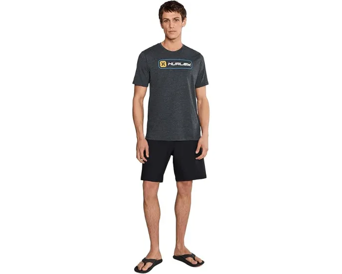 Футболка Hurley Inlined Slub Short Sleeve с коротким рукавом