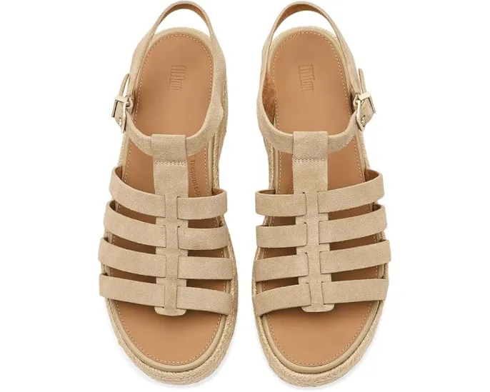 FitFlop Сандалии Platfforms Espadr. из замши в стиле рыболова