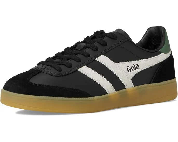 Кожаные кроссовки Gola Viper Leather с темной подошвой