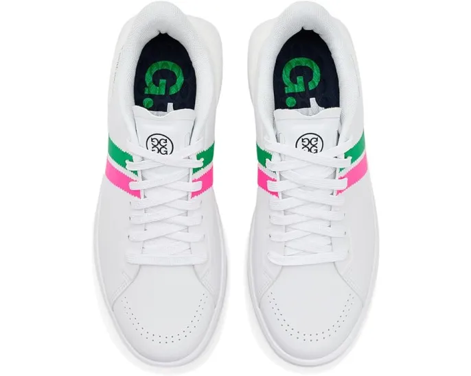 Гибридные гольф-ботинки GFORE G.112 Suede Striped Kiltie с замшевыми полосками