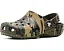 Кроксы Crocs Kids Classic Camo с камуфляжным принтом и регулируемым ремешком