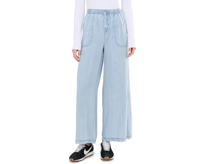 Splendid укороченные палаццо с широкими штанинами и эластичным поясом