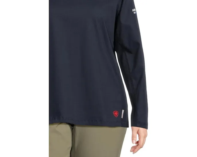 Футболка Ariat Plus Size FR AC Crew с V-образным вырезом и резинкой