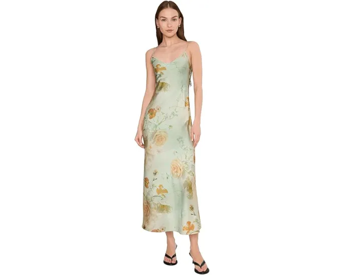 Платье AllSaints Bryony с запахом и длиной до щиколотки