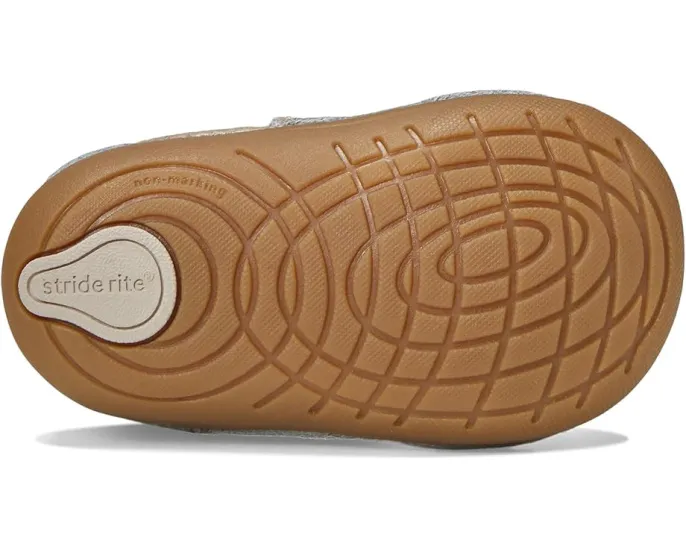 Ботиночки Stride Rite SM Gigi для младенцев и малышей с боковой молнией и стелькой Ortholite
