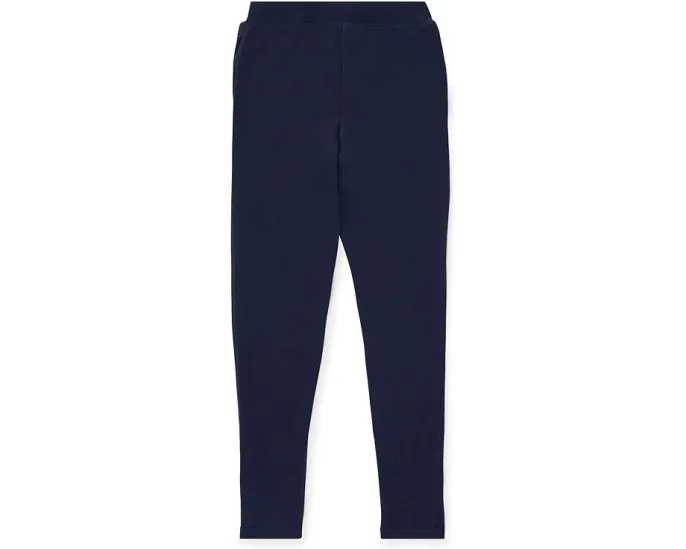 Леггинсы Polo Ralph Lauren Kids из френч терри для старших детей с прорезными карманами