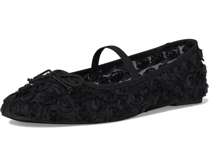 Балетки Myra Mesh от Kenneth Cole New York с цветочным сетчатым верхом и бантом