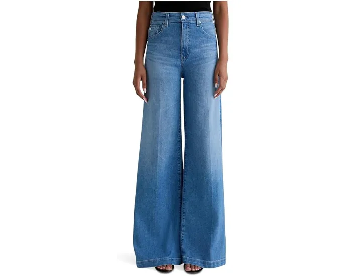 Джинсы AG Jeans Deven Ultra High Rise Wide Leg с завышенной посадкой