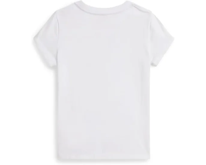 Футболка из хлопкового джерси с медвежонком Polo Ralph Lauren Kids для малышей