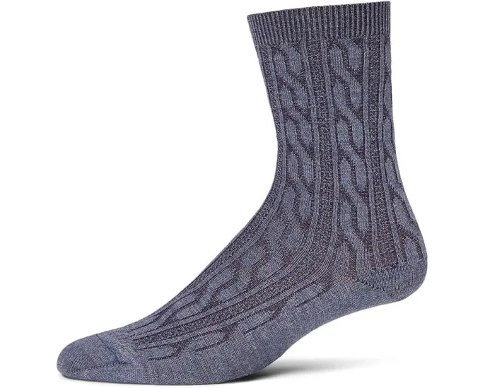Носки Smartwool Everyday Cable Crew из мериносовой шерсти с бесшовным носком