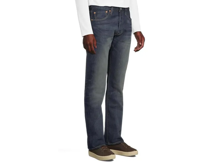 Джинсы Levi's 501 Original классические с прямой штаниной и темным оттенком