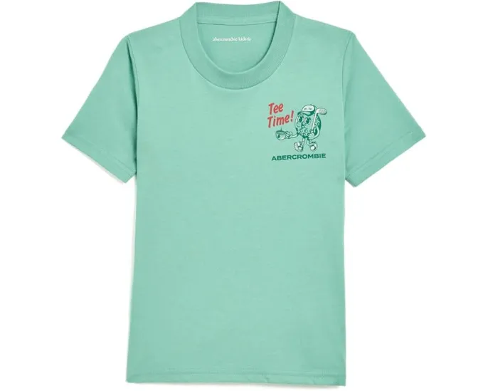 Футболка Tee Time для детей от abercrombie kids с принтом