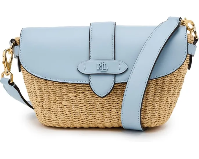 Сумка через плечо Lauren Ralph Lauren Small Lynden из соломки и кожи