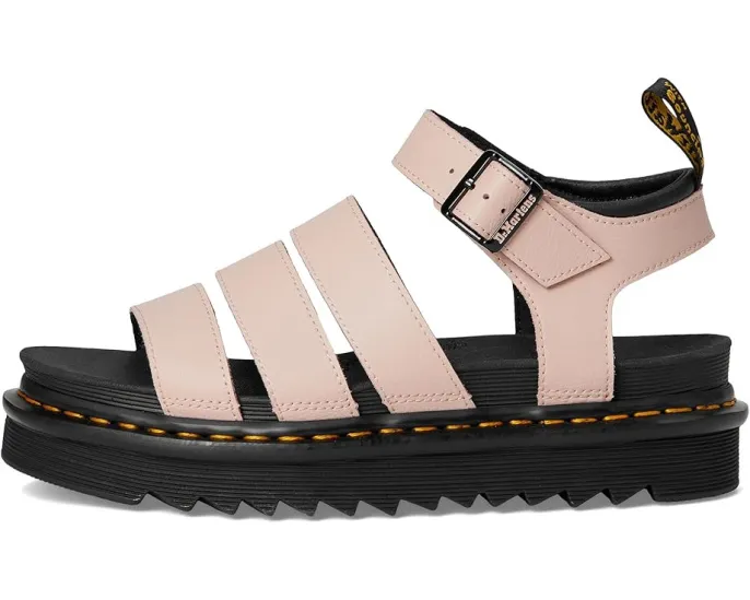 Сандалии Dr. Martens Blaire из мягкой кожи с тремя ремешками