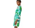 Платье Shealyn 3/4 Sleeve Stretch от Lilly Pulitzer с кружевной отделкой и цветочным принтом