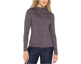 Топ Liverpool Los Angeles с длинным рукавом, высоким воротником и сборками