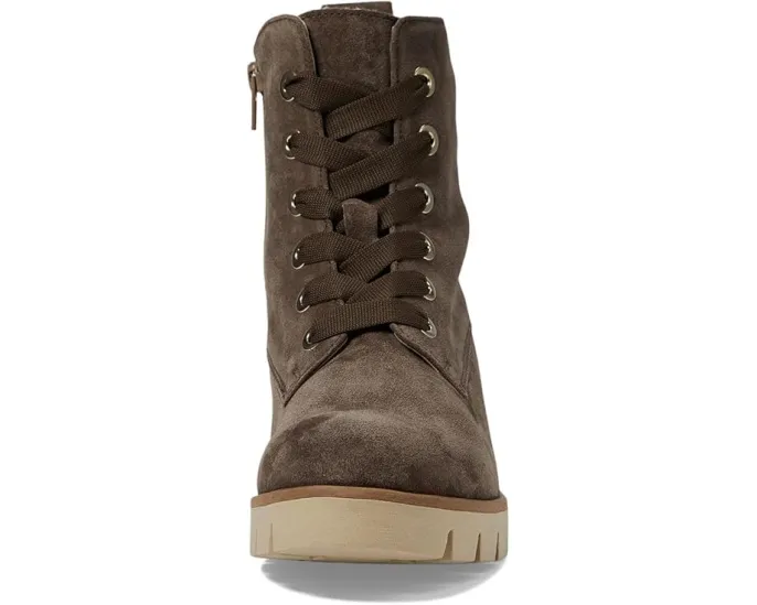 Ботинки Gabor 51.711 из кожи на шнуровке с боковой молнией