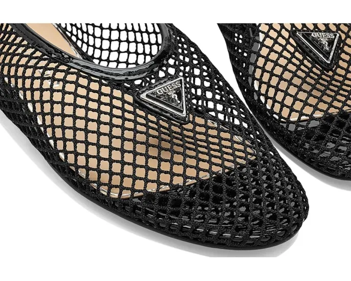 Балетки GUESS Aylora с сетчатыми вставками и логотипом