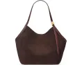 Сумка-тоут Deco из замши в форме тюльпана с двумя ремнями Kate Spade New York