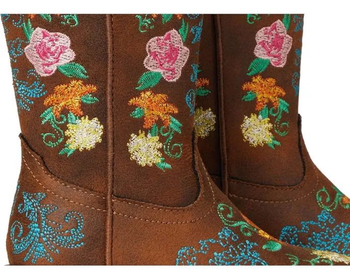Roper Bailey Floral детские вестерн-сапоги с цветочной вышивкой