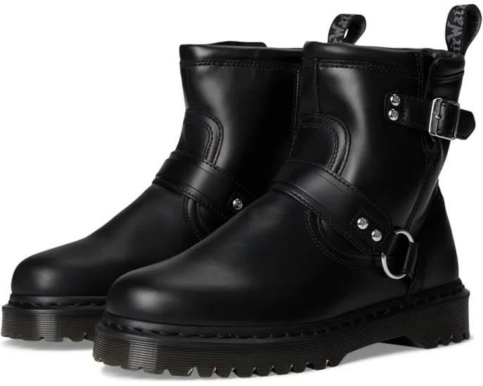Ботинки Dr. Martens Anistone Harness в байкерском стиле