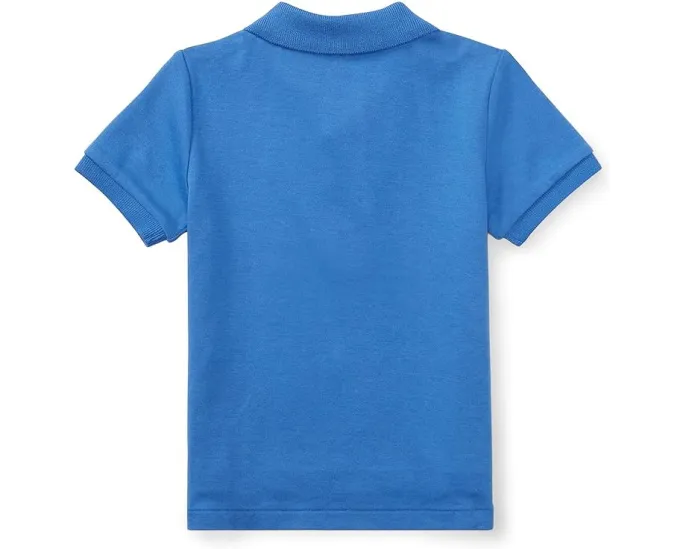 Детская поло Polo Ralph Lauren Kids из интерлока с вышитым пони