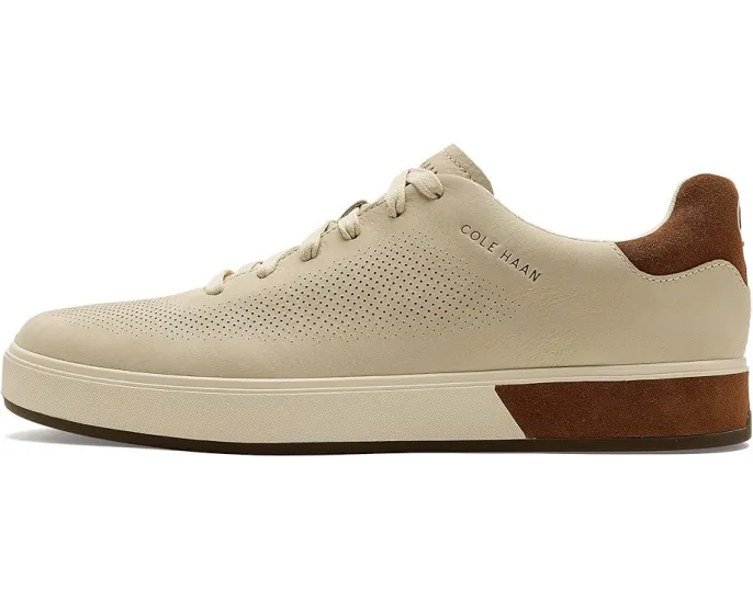 Кожаные кроссовки Cole Haan Grandpro Angleace с круглым носком и резиновой подошвой