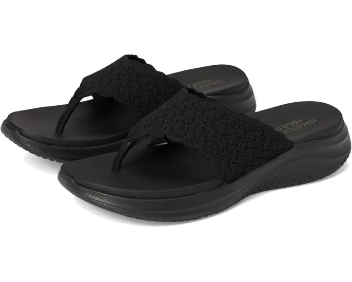 Сандалии Skechers Ultra Flex 3.0 Rhythm Waves с вязаным верхом для активного отдыха